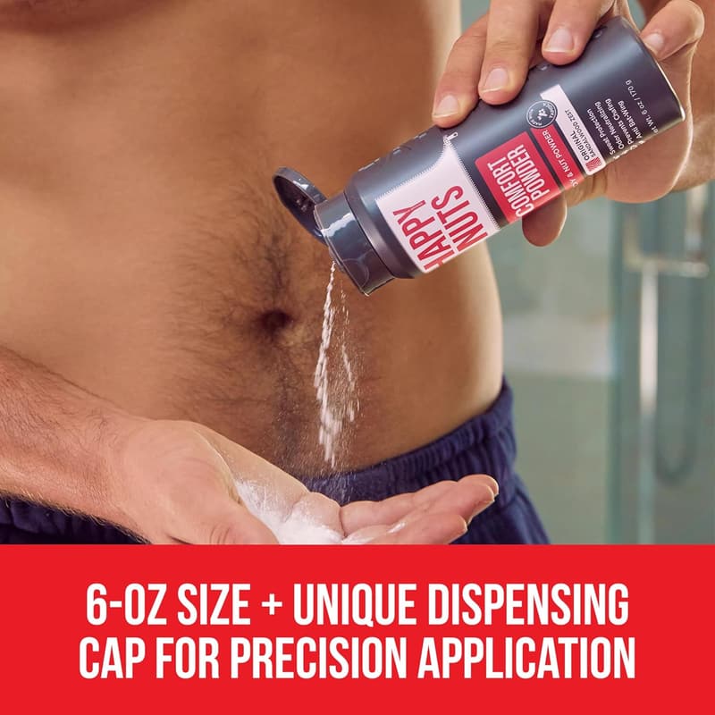 Comfort Powder for Men - Aluminum-Free Anti-Chafing Deodorant