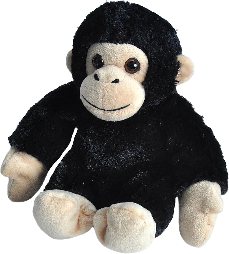 Hug’EMS 7-Inch Chimp Plush Stuffed Animal for Kids