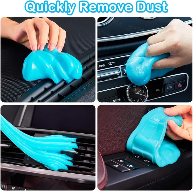 Car Cleaning Gel - Universal Interior Cleaner Slime for All Vehicles