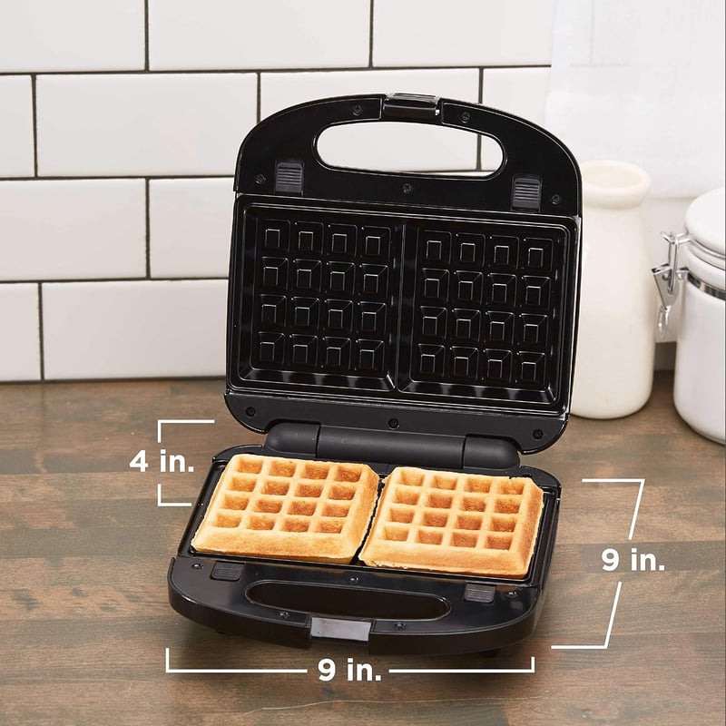 BLACK+DECKER 3-in-1 Waffle Iron with Non-Stick Plates