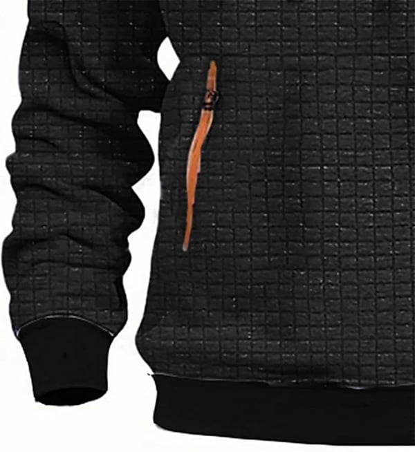 Men's Quarter Zip Tactical Hoodie for Active Wear