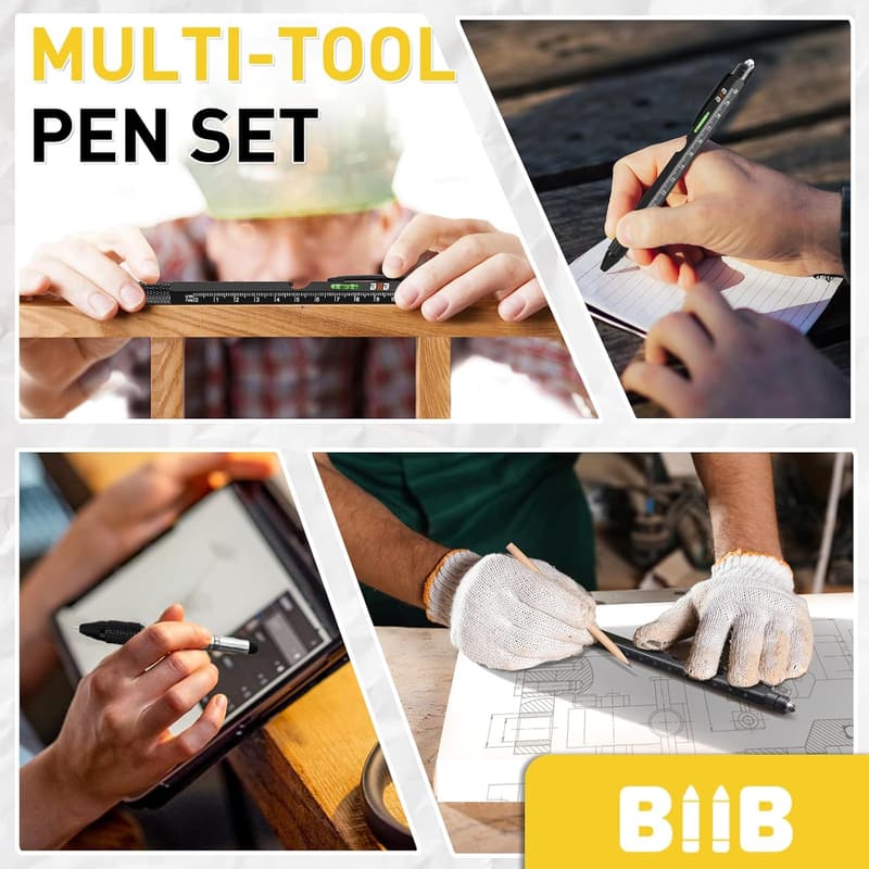 Personalized 9-in-1 Multitool Pen for Father's Day Gift
