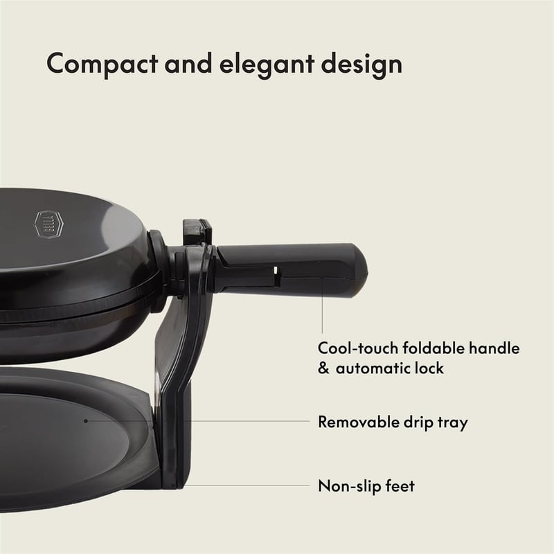 Bella Classic Belgian Waffle Maker with Nonstick Plates