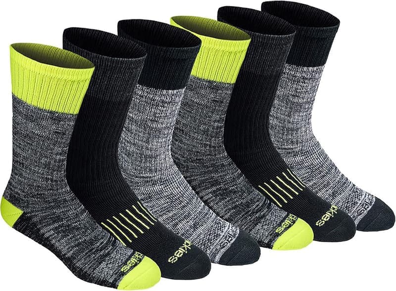 Dickies Men's Dri-Tech Moisture Control Crew Socks (6-18 Pairs)