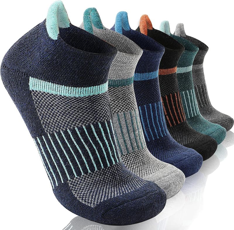 Merino Wool Compression Ankle Socks for Running & Hiking