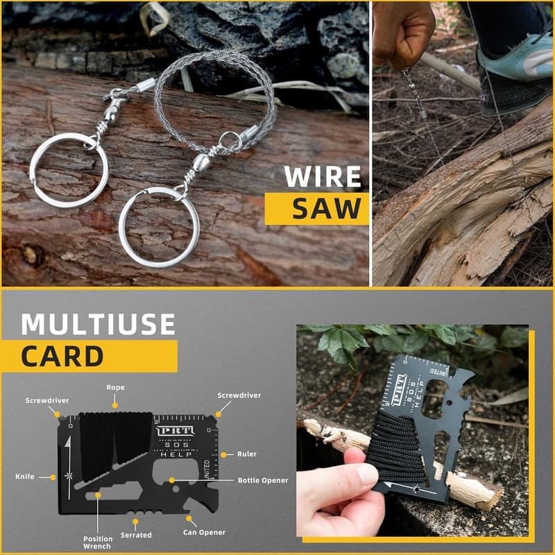 14-in-1 Survival Kit for Men - Perfect Gift for Father's Day