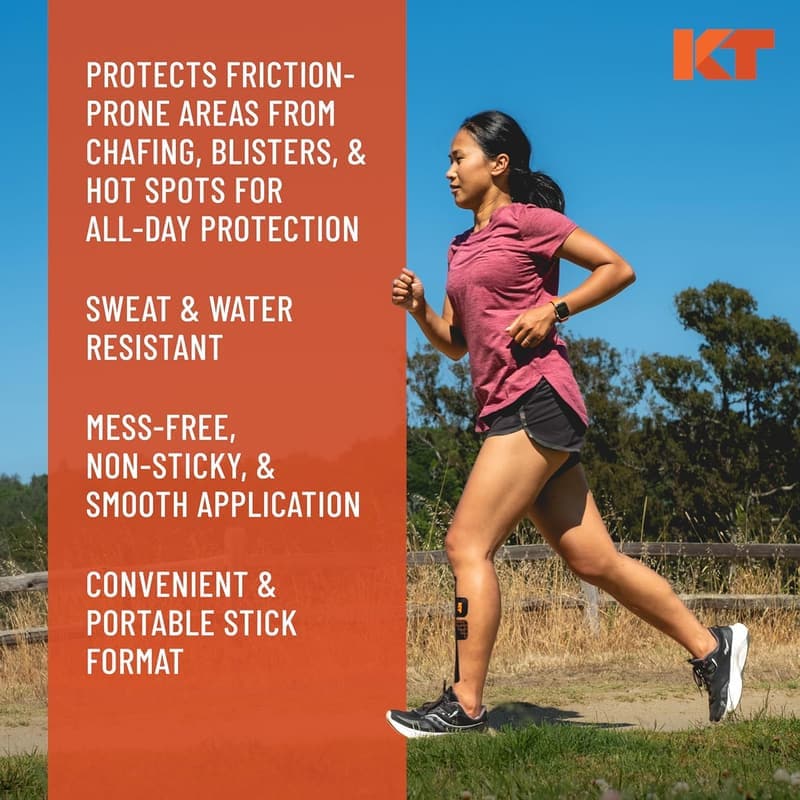 Anti-Chafing Sticks by KT Tape - Chafe-Safe Formula