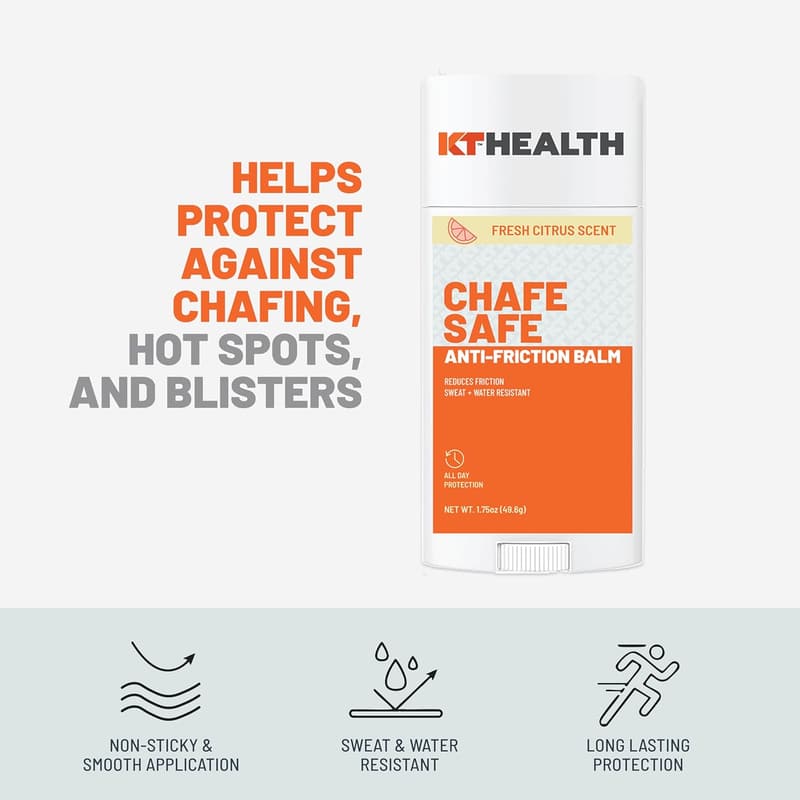 Anti-Chafing Sticks by KT Tape - Chafe-Safe Formula