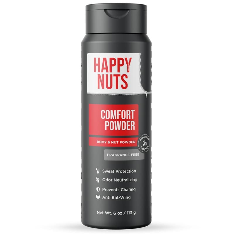 Anti-Chafing Men's Comfort Powder, Aluminum-Free, 6oz
