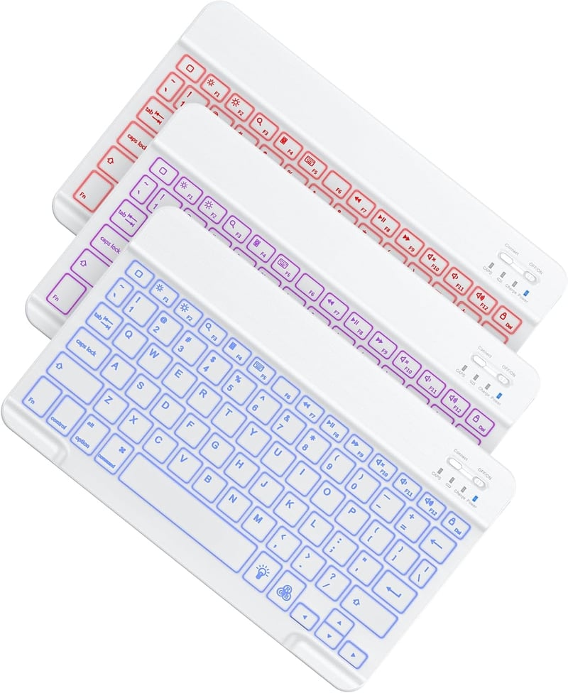 Wireless Rechargeable Bluetooth Keyboard for iPad