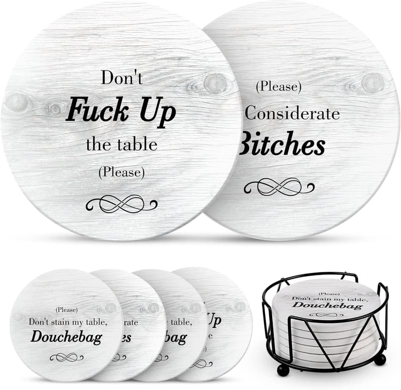 Funny Coasters - Unique Gifts for Couples and Friends