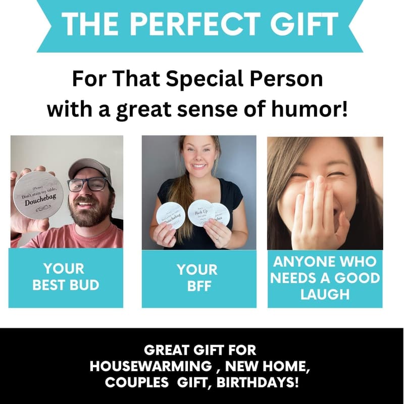 Funny Coasters - Unique Gifts for Couples and Friends