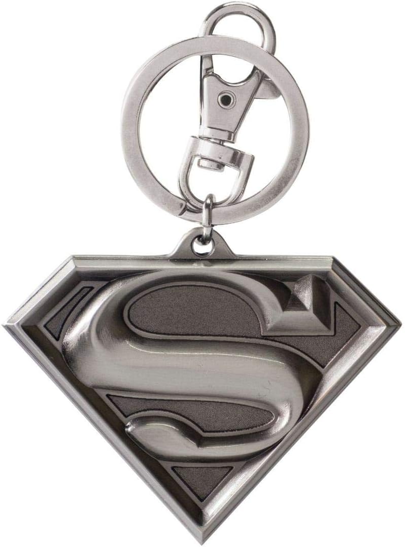 Superman Logo Pewter Keyring, 2