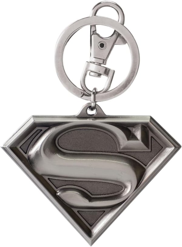 Superman Logo Pewter Keyring, 2