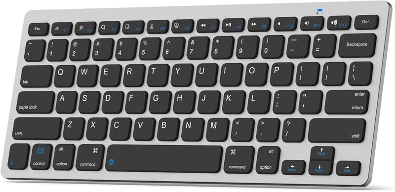 Bluetooth Keyboard for iPad 10th/9th/8th Gen & Mac Devices