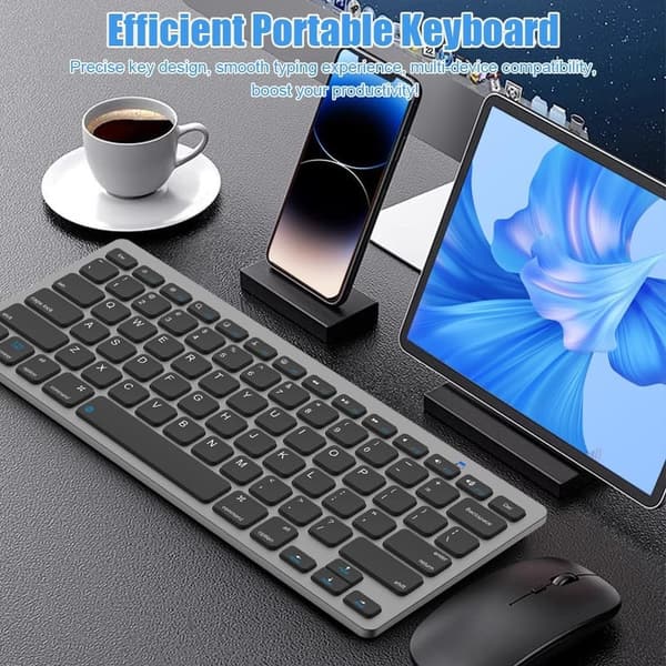 Bluetooth Keyboard for iPad 10th/9th/8th Gen & Mac Devices