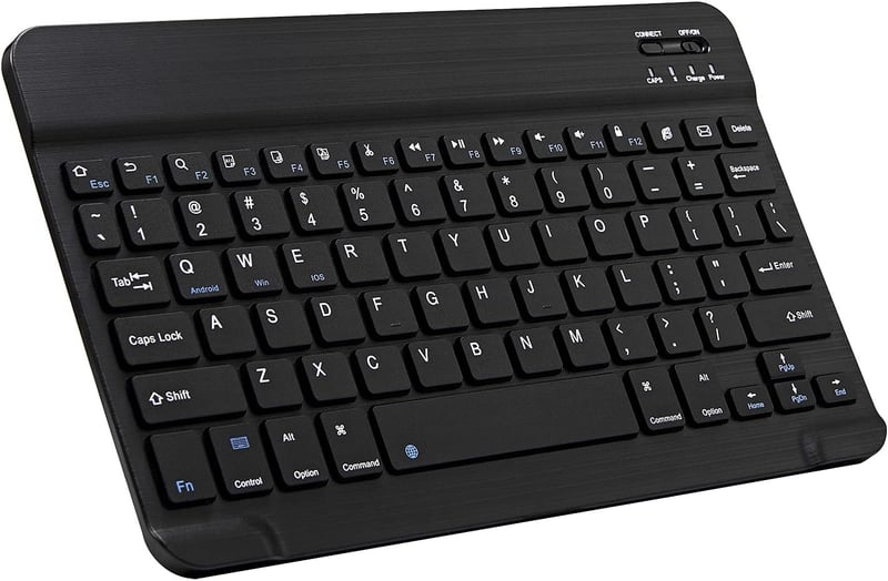 Portable Ultra-Slim Bluetooth Keyboard for iPad and Android Devices