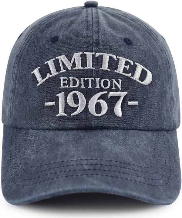 Limited Edition 1960s Birthday Adjustable Baseball Cap