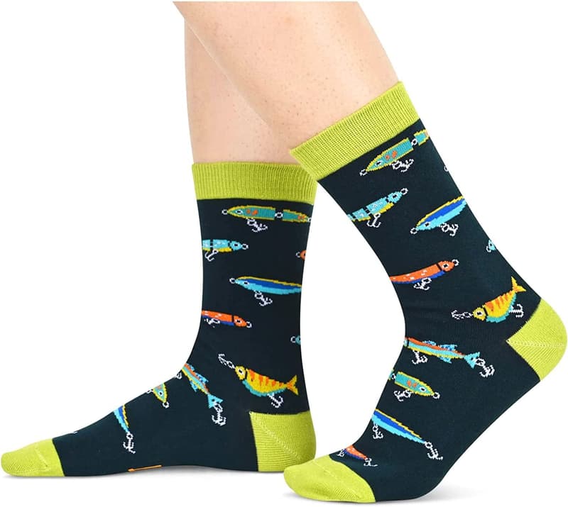 Funny Socks for Sports Lovers - Running, Yoga, Dance, Fishing