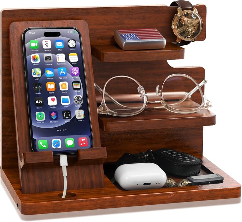 Father's Day Nightstand Organizer for Dad