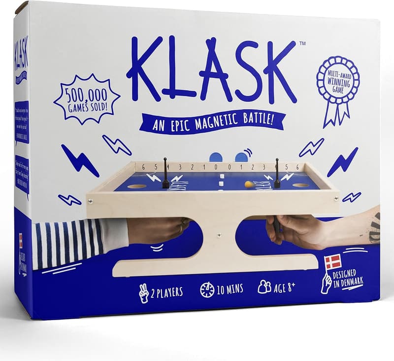 KLASK: Magnetic Party Game - Skill-Based Fun for All Ages