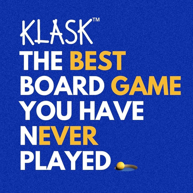 KLASK: Magnetic Party Game - Skill-Based Fun for All Ages