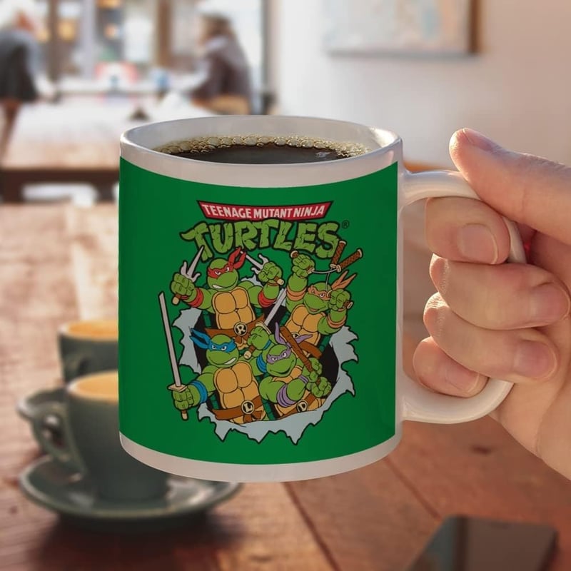 Teenage Mutant Ninja Turtles Retro Ceramic Coffee Mug, 11oz