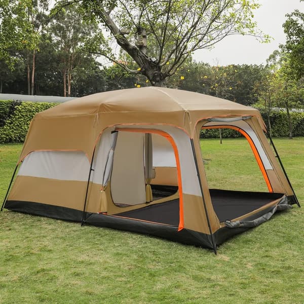 Extra Large 5-8 Person Waterproof Camping Tent with Carry Bag