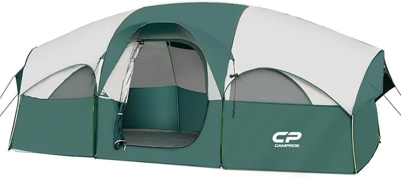 Camping Tent for 8 People - Weather-Resistant Family Tent