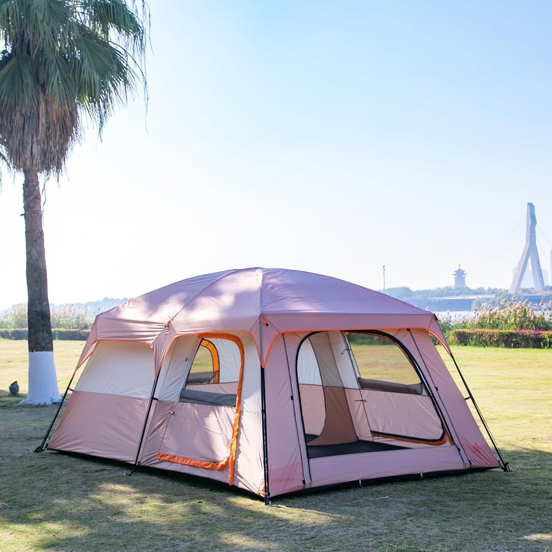 Extra Large Waterproof Family Tent for Camping and Gatherings
