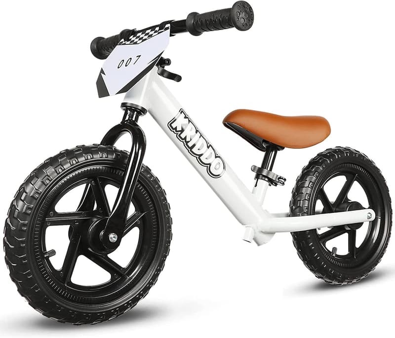 Toddler Balance Bike for Ages 2-5 with Custom Plate and Stickers