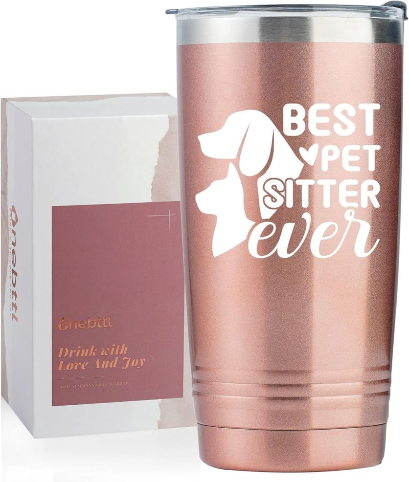 Thank You Gift for Pet Sitter - Insulated Stainless Steel Tumbler
