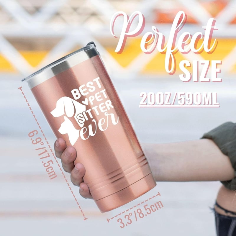 Thank You Gift for Pet Sitter - Insulated Stainless Steel Tumbler