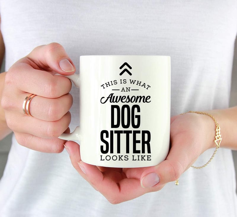 Thank You Mug for Dog Sitters - 11oz Ceramic Gift