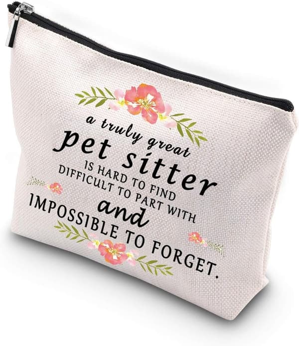 Pet Sitter Appreciation Zipper Pouch Cosmetic Bag