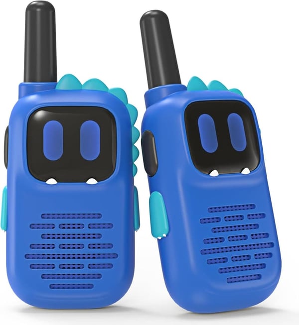 Kids' Walkie Talkies with Dinosaur Silicone Sleeve - 1000FT Range