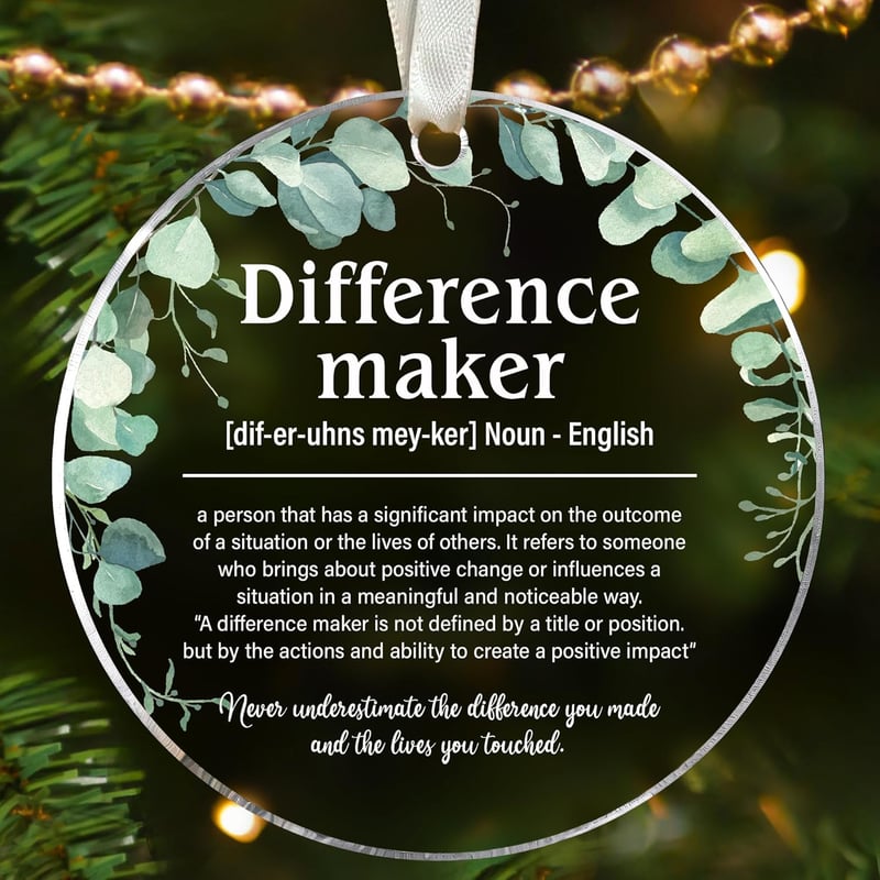 Retirement Gift Acrylic Ornament for Women and Friends