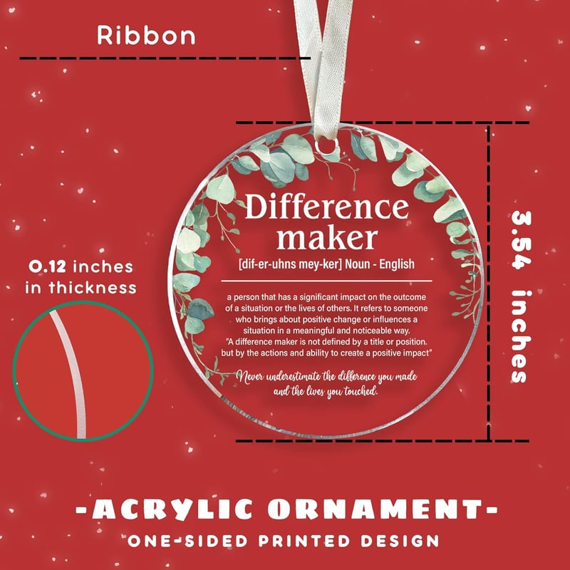 Retirement Gift Acrylic Ornament for Women and Friends