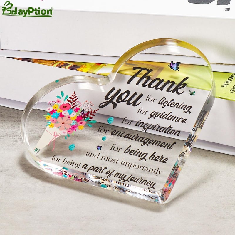 Teacher Appreciation Acrylic Plaque Gift for Women