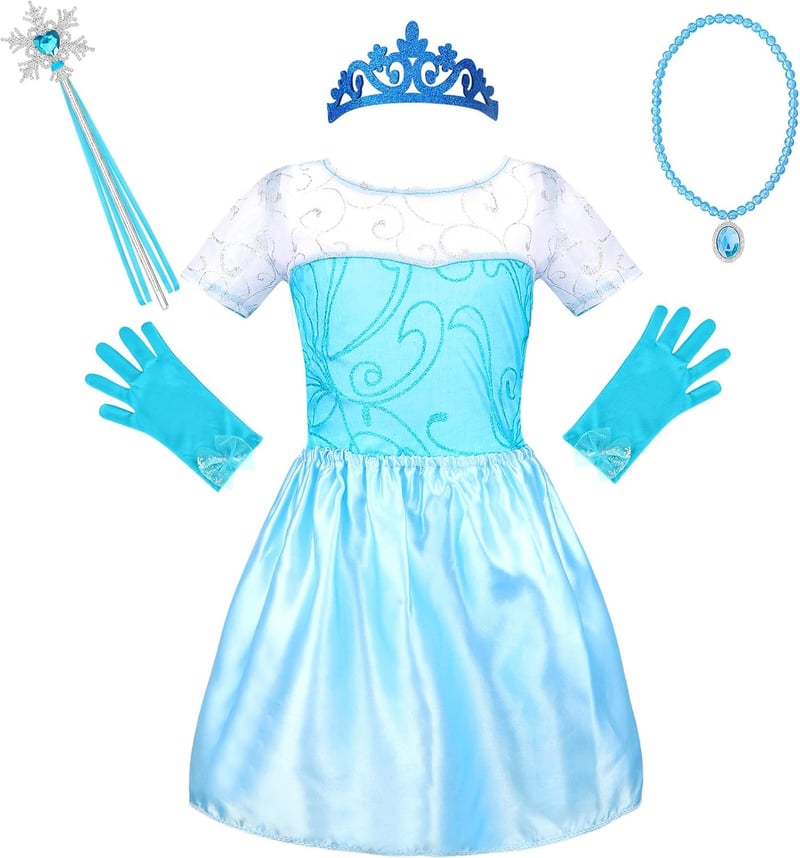 Little Girl Princess Dress Up Costume Gift Set