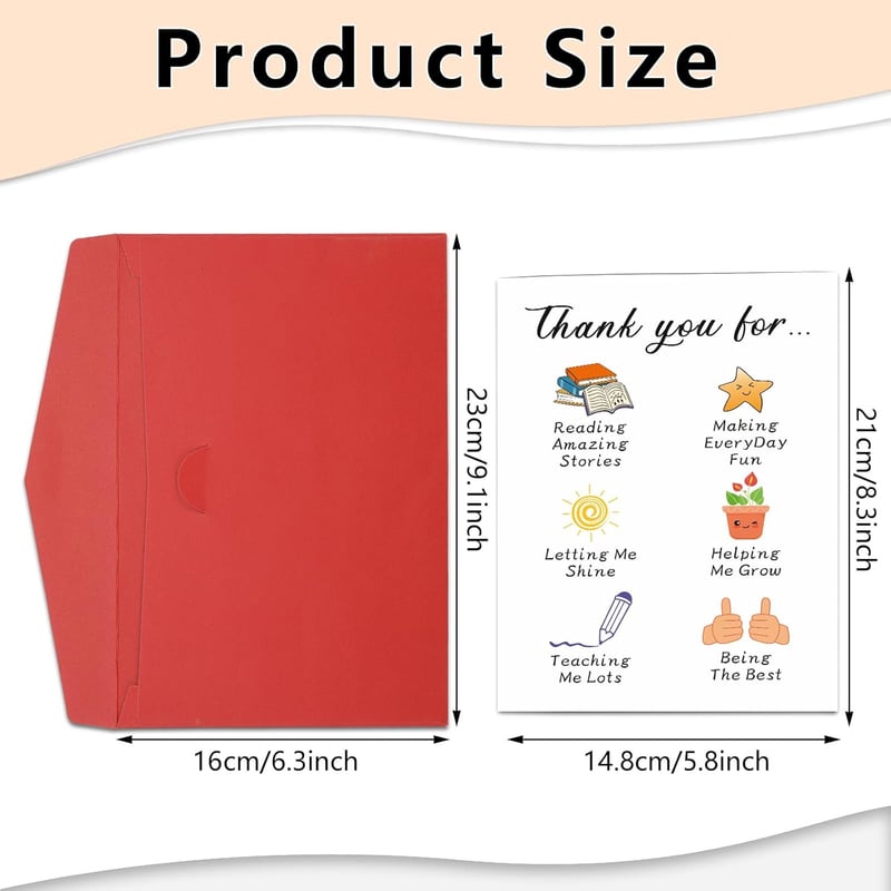 Teacher Appreciation Cards for Women - Heartfelt Thank You Messages