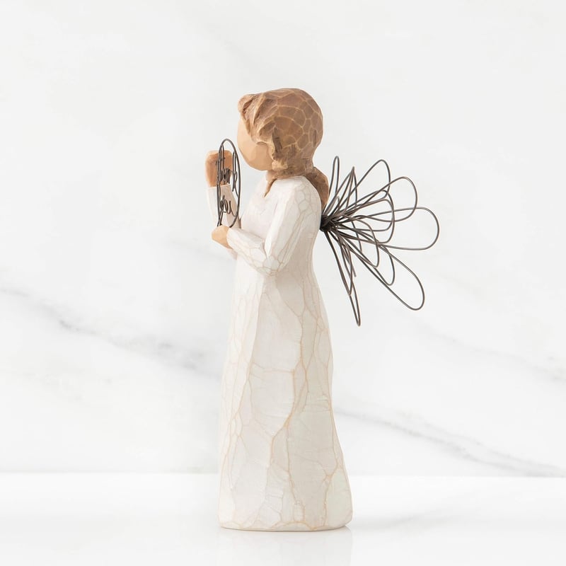 Thank You Angel Figure – Hand-Painted Appreciation Gift