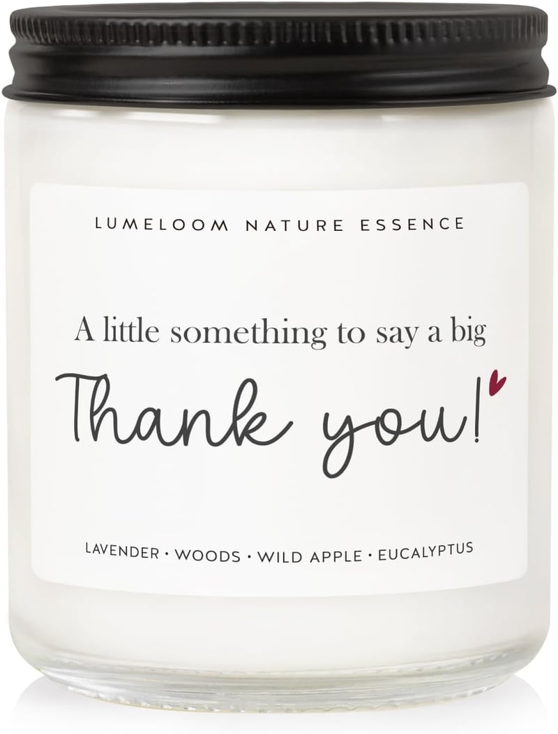 9oz Lavender Soy Wax Candle - Appreciation Gift for Women & Men