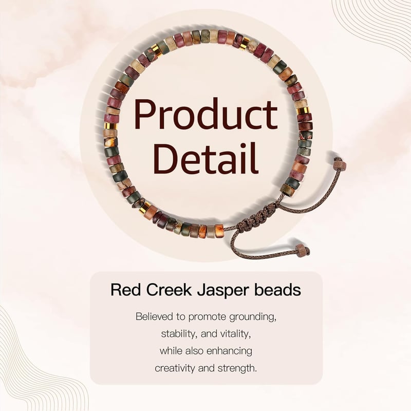Teacher Appreciation Natural Stone Bracelet for Women