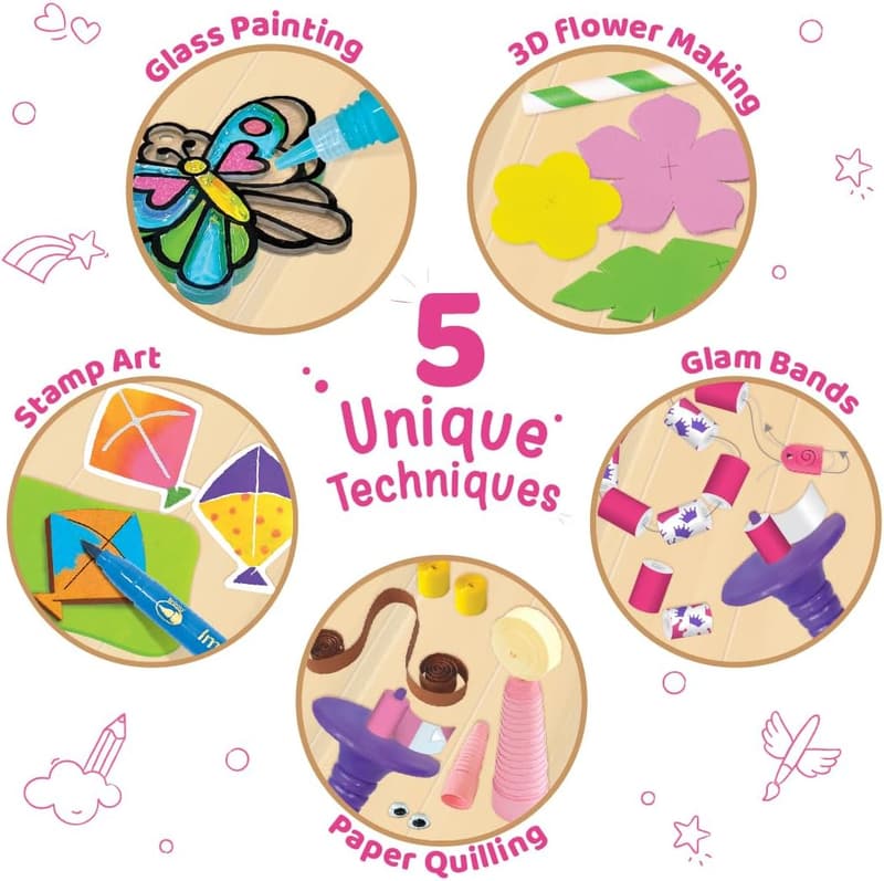 Creative Craft Kit for Kids Ages 5-12 | DIY Activity Set