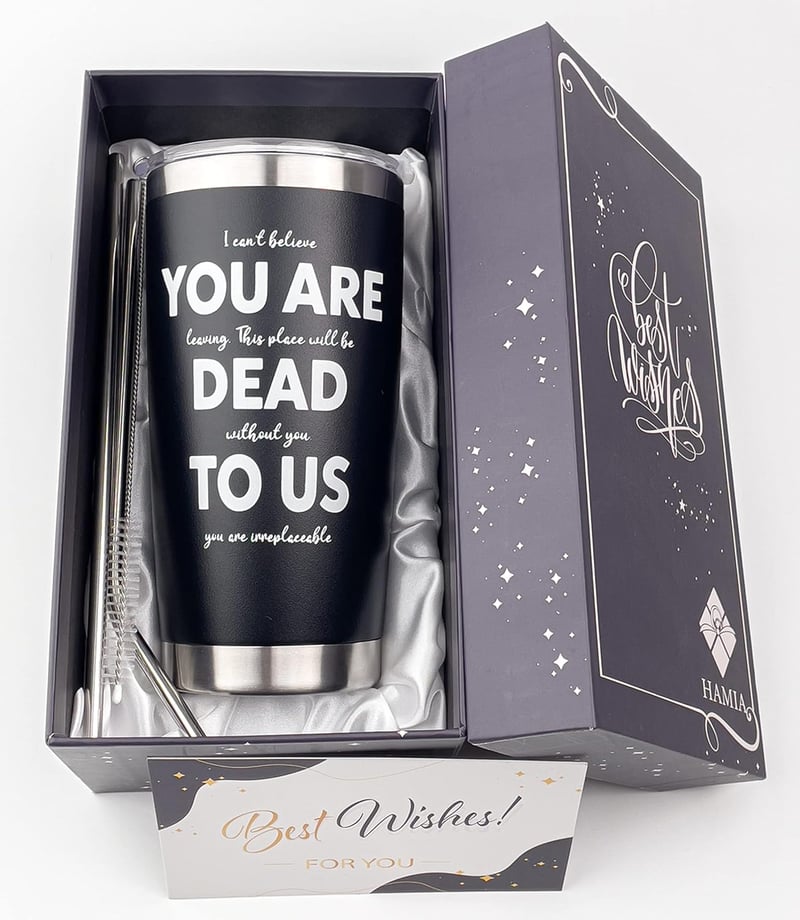 Farewell Tumbler Gift for Coworkers & Bosses