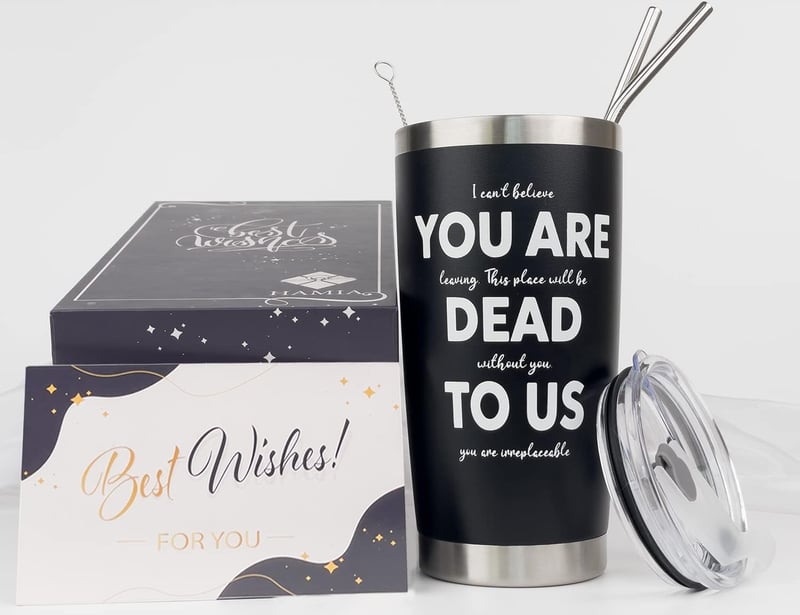 Farewell Tumbler Gift for Coworkers & Bosses
