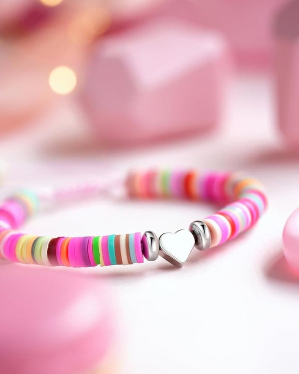 Adjustable Heart Bracelet - Birthday Gift for Girls
