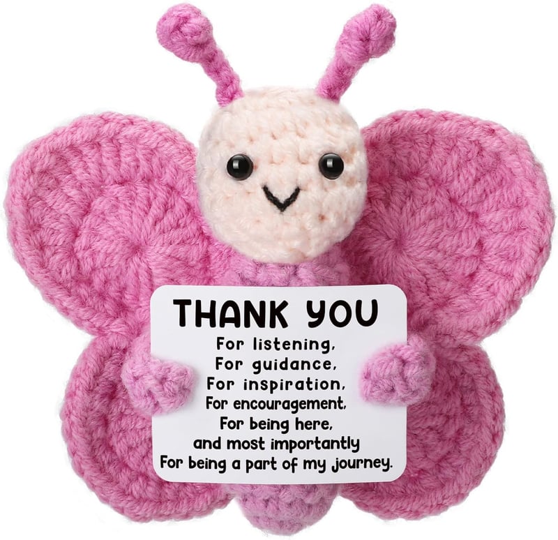 Retirement Gift: Crochet Butterfly for Women Coworkers