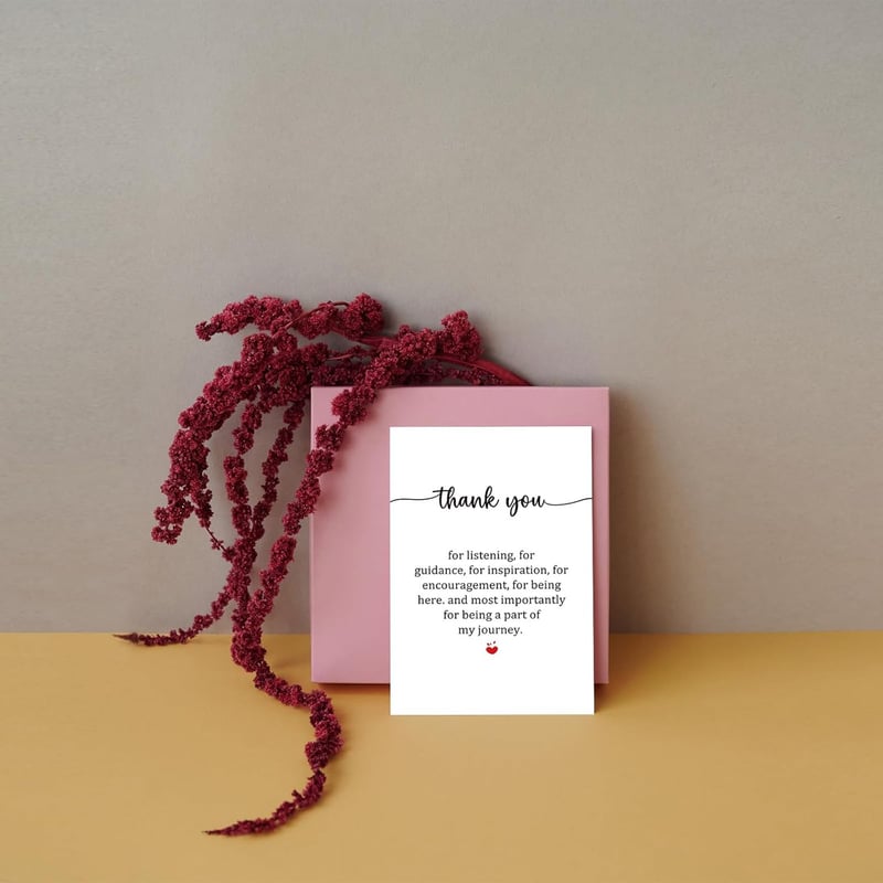 Boss's Day Thank You Card for Friends and Family